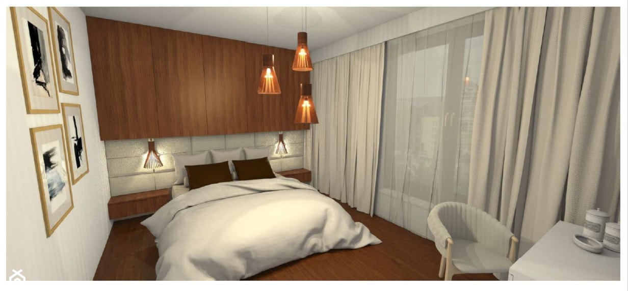 Sypialnia w ciepłych odcieniach beżu - zdjęcie od Lepsze Wnętrze - Homebook