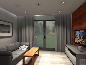 Dom jednorodzinny - Salon, styl nowoczesny - zdjęcie od EBBE Design Projektowanie Wnętrz