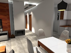 Dom jednorodzinny - Salon, styl nowoczesny - zdjęcie od EBBE Design Projektowanie Wnętrz