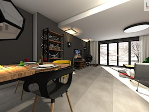 Dom jednorodzinny - Jadalnia, styl skandynawski - zdjęcie od EBBE Design Projektowanie Wnętrz