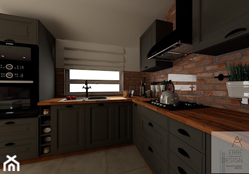 Mieszkanie 55m2 - Kuchnia, styl vintage - zdjęcie od EBBE Design Projektowanie Wnętrz