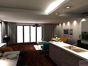 Dom jednorodzinny 5 - Jadalnia, styl nowoczesny - zdjęcie od EBBE Design Projektowanie Wnętrz