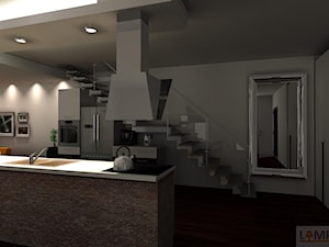 Dom jednorodzinny 5 - Hol / przedpokój, styl nowoczesny - zdjęcie od EBBE Design Projektowanie Wnętrz
