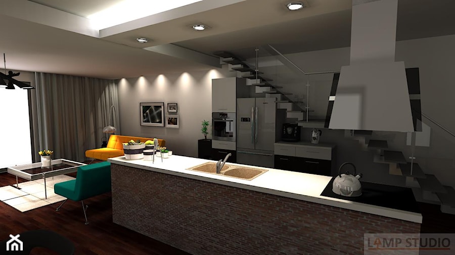 Dom jednorodzinny 5 - Kuchnia, styl nowoczesny - zdjęcie od EBBE Design Projektowanie Wnętrz