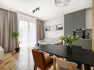 Małe mieszkanie Praga Północ - Jadalnia, styl nowoczesny - zdjęcie od BB Studio - Projektowanie Wnętrz