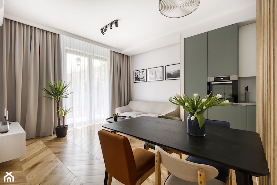 Małe mieszkanie Praga Północ - Jadalnia, styl nowoczesny - zdjęcie od BB Studio - Projektowanie Wnętrz