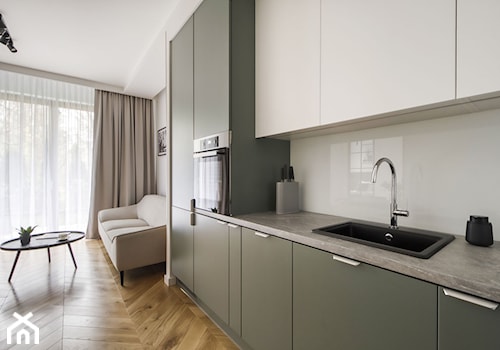 Małe mieszkanie Praga Północ - Kuchnia, styl nowoczesny - zdjęcie od BB Studio - Projektowanie Wnętrz