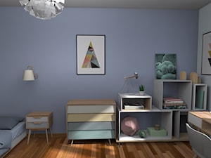 Pokój dla dorastającej dziewczynki - Pokój dziecka - zdjęcie od Projekt Simple by Prokop Sylwia