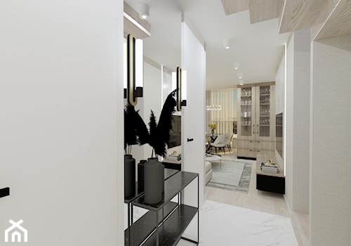 Dwupoziomowy Apartament ŻOLIBORZ - Hol / przedpokój, styl nowoczesny - zdjęcie od Piwońska&Serwa