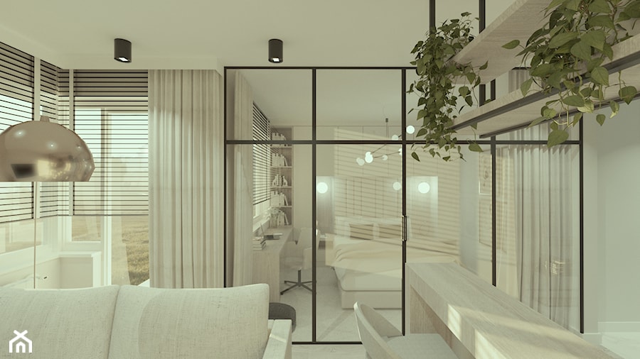 Mieszkanie Żoliborz - Salon, styl nowoczesny - zdjęcie od Piwońska&Serwa
