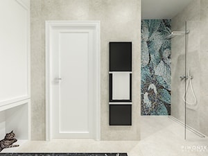 Apartament Żoliborz - Średnia bez okna łazienka, styl glamour - zdjęcie od Piwońska&Serwa