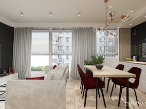 Mieszkanie w Wilanowie - Salon, styl nowoczesny - zdjęcie od Piwońska&Serwa