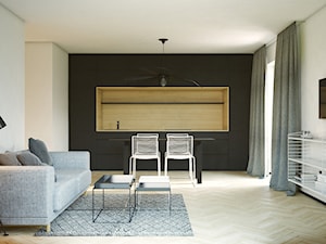 Łódź_ Mieszkanie Prywatne_2 - Salon, styl minimalistyczny - zdjęcie od Motifo Architektura & Wnętrza