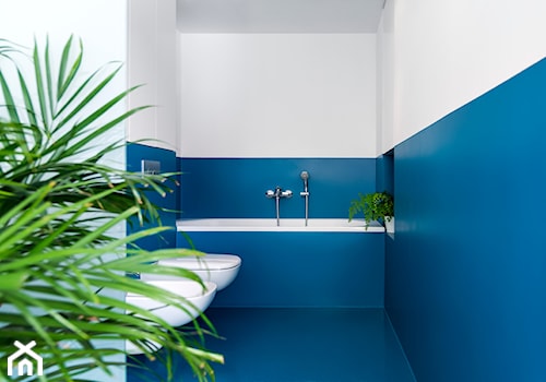 NOWA HUTA - Mała bez okna łazienka, styl minimalistyczny - zdjęcie od Motifo Architektura & Wnętrza