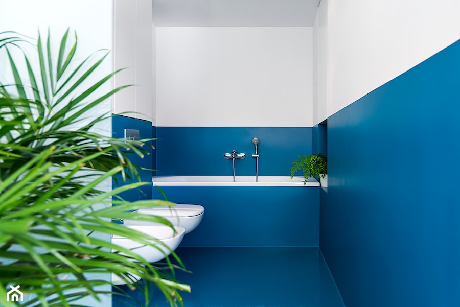 NOWA HUTA - Mała bez okna łazienka, styl minimalistyczny - zdjęcie od Motifo Architektura & Wnętrza