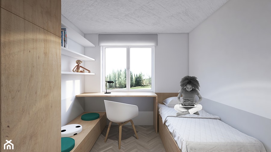 Oś. Oświecenia - Pokój dziecka, styl minimalistyczny - zdjęcie od Motifo Architektura & Wnętrza