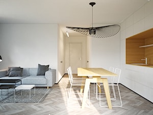 Łódź_ Mieszkanie Prywatne - Salon, styl minimalistyczny - zdjęcie od Motifo Architektura & Wnętrza