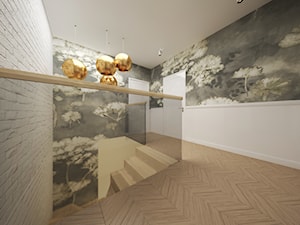 Dom szeregówka - Schody, styl skandynawski - zdjęcie od Biuro projektowe Joanna Karwowska