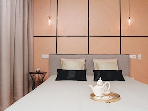 Młynowa 44 Białystok - Mała biała sypialnia, styl vintage - zdjęcie od Biuro projektowe Joanna Karwowska