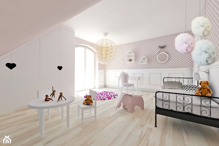 Dom jednorodzinny Suwałki - Pokój dziecka, styl skandynawski - zdjęcie od Biuro projektowe Joanna Karwowska