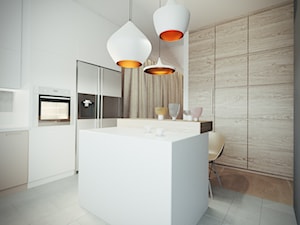 Dom jednorodzinny parterowy - Kuchnia, styl nowoczesny - zdjęcie od Biuro projektowe Joanna Karwowska