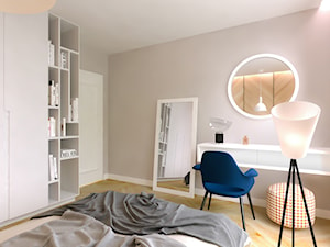 Młynowa - Średnia beżowa sypialnia, styl nowoczesny - zdjęcie od Biuro projektowe Joanna Karwowska