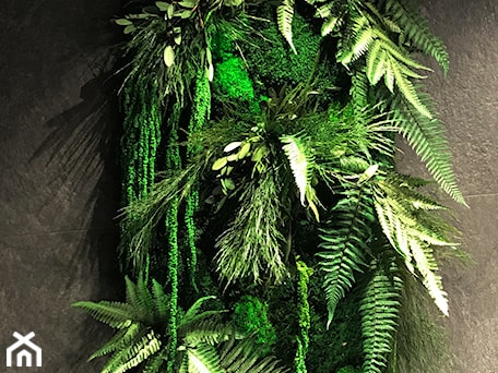 Aranżacje wnętrz - Łazienka: Panel z roślin stabilizowanych - JUKO green design. Przeglądaj, dodawaj i zapisuj najlepsze zdjęcia, pomysły i inspiracje designerskie. W bazie mamy już prawie milion fotografii!