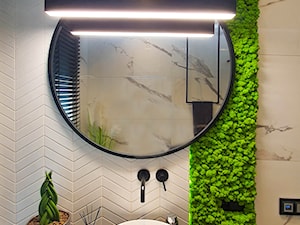 Chrobotek reniferowy w łazience - zdjęcie od JUKO green design