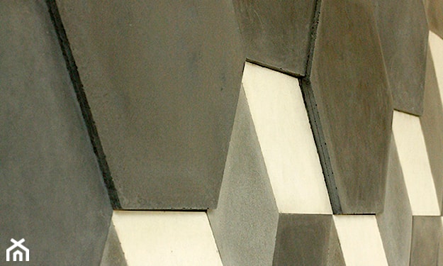 heksagonalne płytki z betonu