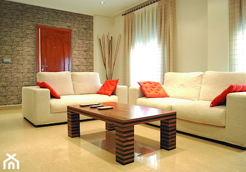 Jadar Home - Duży brązowy salon - zdjęcie od Jadar
