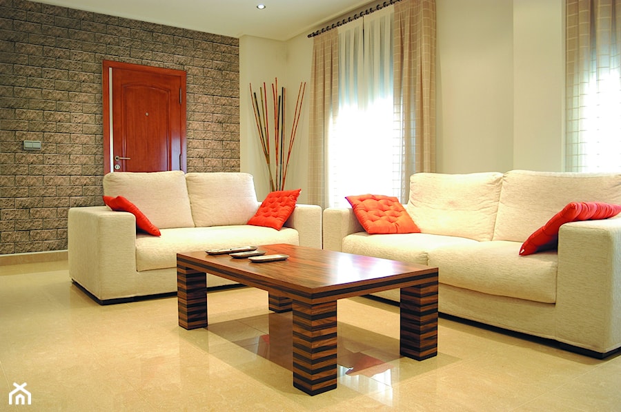 Jadar Home - Duży brązowy salon - zdjęcie od Jadar