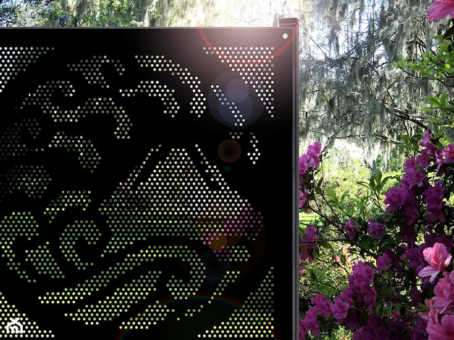 Nowoczesna dekoracja do ogrodu, panel perforowany RAGGIO - zdjęcie od RAGGIO