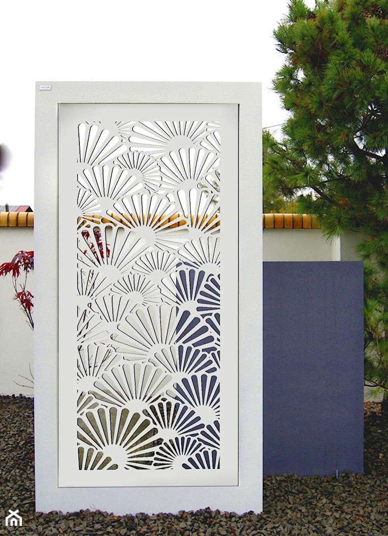 Rama ogrodowa z dekoracyjny panelem w stylu japońskim - zdjęcie od RAGGIO - Homebook