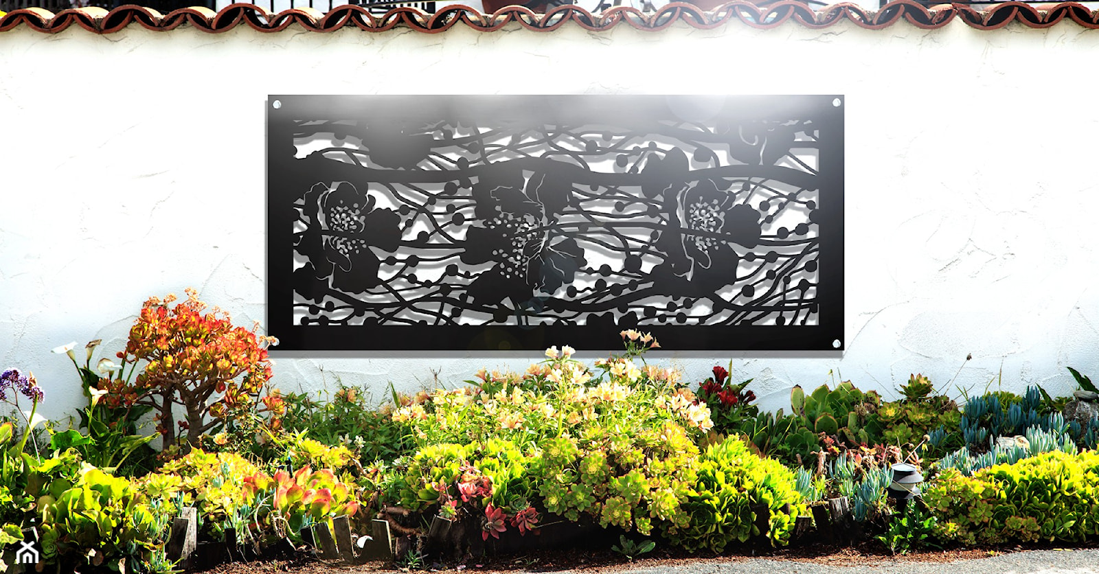 Dekoracyjny panel ogrodowy naścienny RAGGIO - zdjęcie od RAGGIO - Homebook