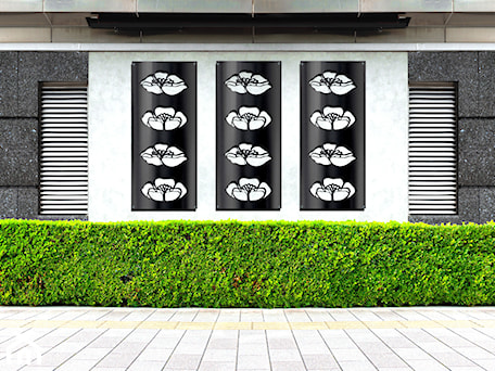 Aranżacje wnętrz - Ogród: Nowoczesne dekoracje ogrodowe panele dekoracyjne z metalu - RAGGIO. Przeglądaj, dodawaj i zapisuj najlepsze zdjęcia, pomysły i inspiracje designerskie. W bazie mamy już prawie milion fotografii!