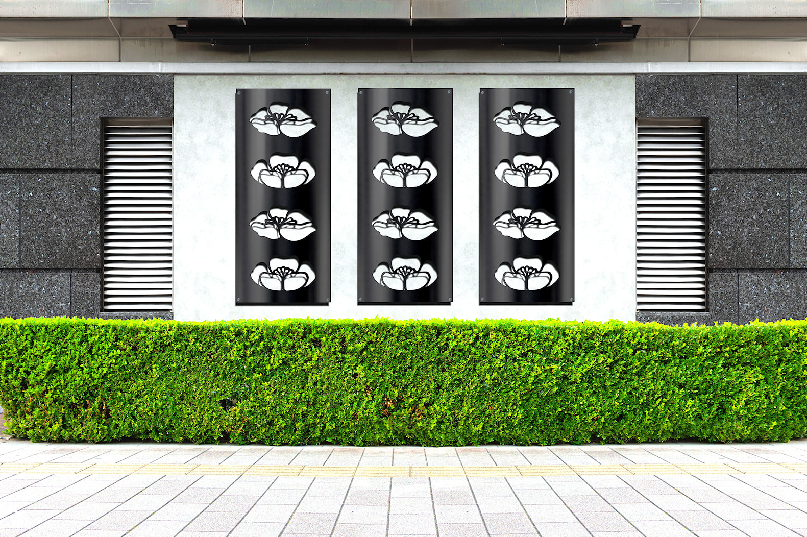 Nowoczesne dekoracje ogrodowe panele dekoracyjne z metalu - zdjęcie od RAGGIO - Homebook