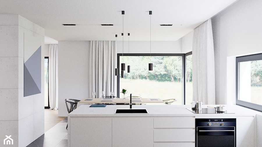Eleganckie wnętrze - Kuchnia, styl nowoczesny - zdjęcie od NUKO STUDIO