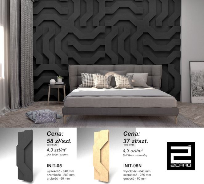 ZICARO.PL - Panele 3d z mdf. - zdjęcie od ZICARO - Producent paneli ściennych 3d oraz paneli ażurowych