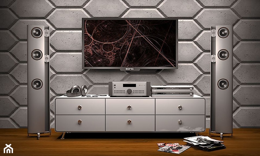 Panele 3D ZICARO - SONIC gray rock - zdjęcie od ZICARO - Producent paneli ściennych 3d oraz paneli ażurowych