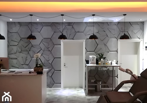 Panele ścienne 3D ZARIA - salon kosmetyczny - zdjęcie od ZICARO - Producent paneli ściennych 3d oraz paneli ażurowych