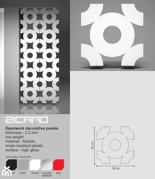 ZICARO.PL - Lekkie panele azurowe - zdjęcie od ZICARO - Producent paneli ściennych 3d oraz paneli ażurowych - Homebook