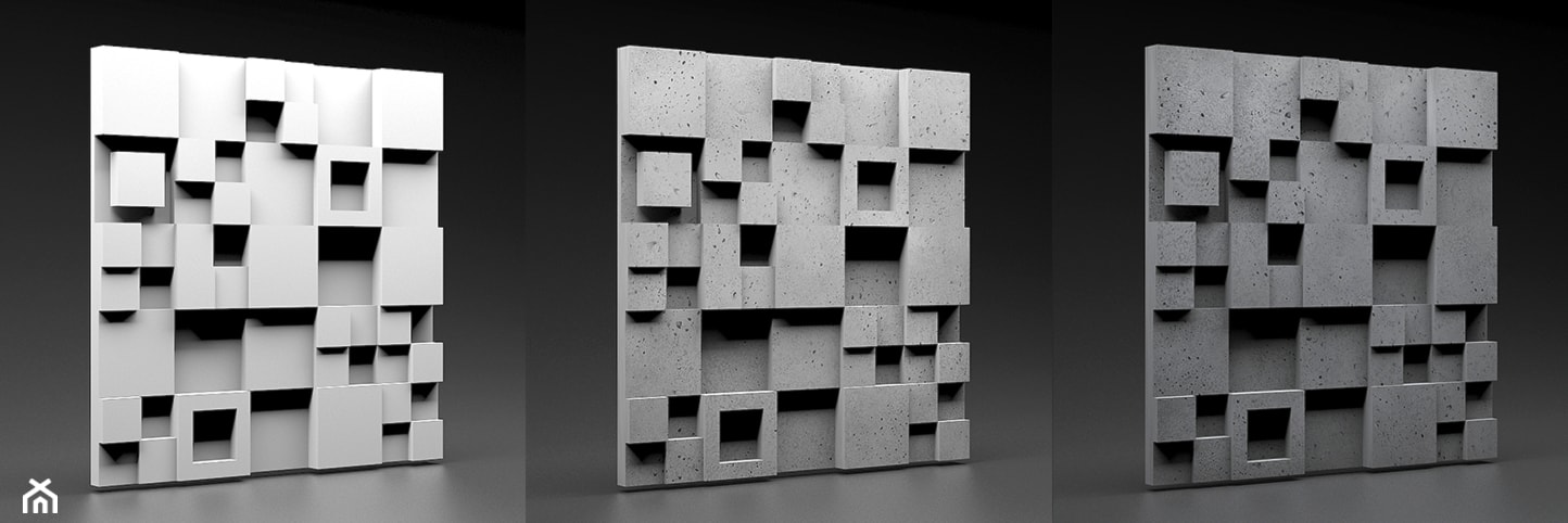 Panele ścienne 3D LUNA - ZICARO - zdjęcie od ZICARO - Producent paneli ściennych 3d oraz paneli ażurowych - Homebook