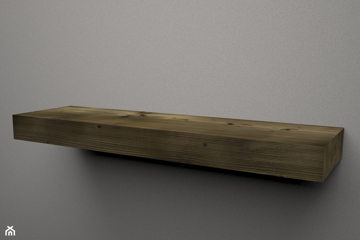 ZICARO - półka z postarzanego, litego drewna. - zdjęcie od ZICARO - Producent paneli ściennych 3d oraz paneli ażurowych - Homebook