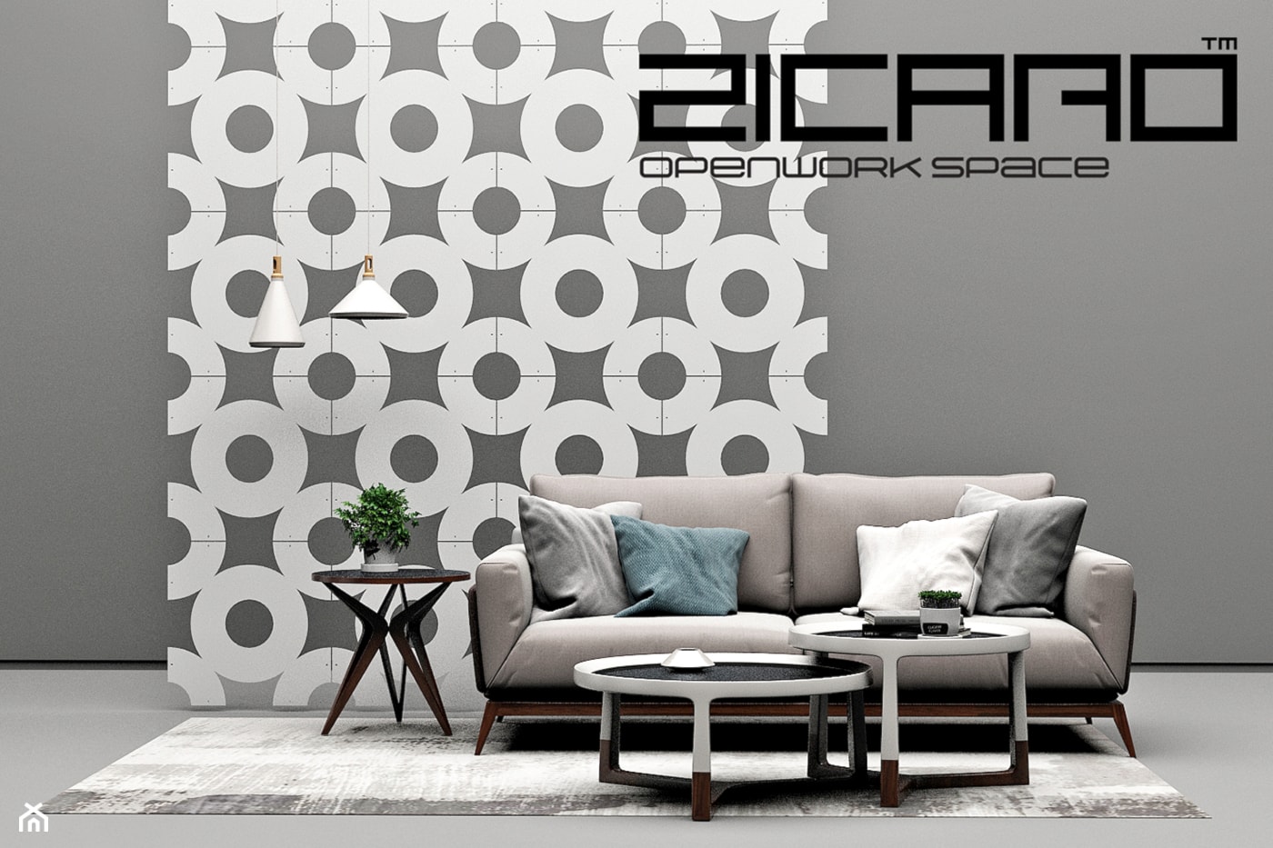 Lekkie ścianki ażurowe ZICARO - zdjęcie od ZICARO - Producent paneli ściennych 3d oraz paneli ażurowych - Homebook