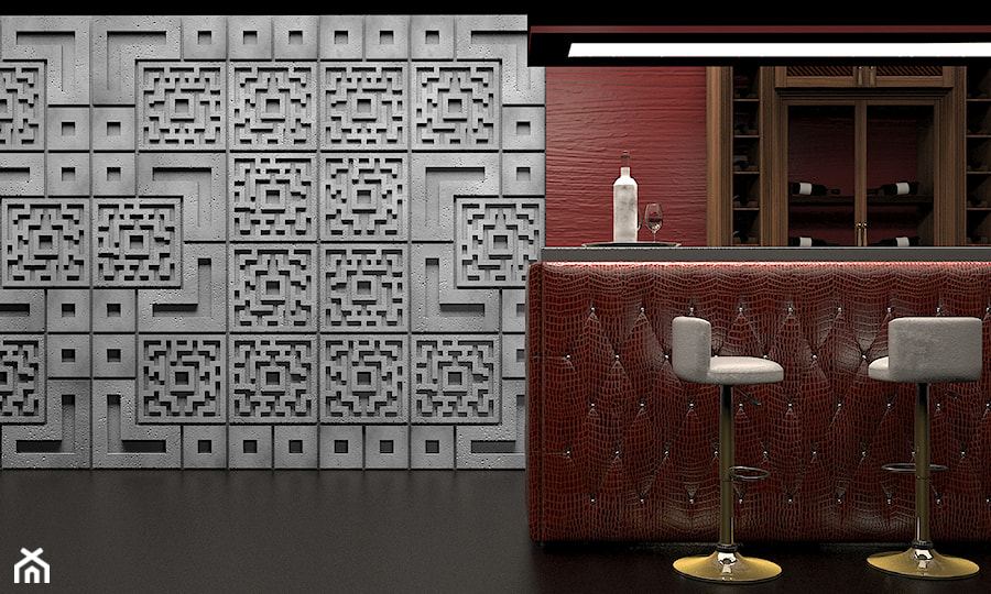 Panele ścienne 3D AXIAL - Producent ZICARO - zdjęcie od ZICARO - Producent paneli ściennych 3d oraz paneli ażurowych