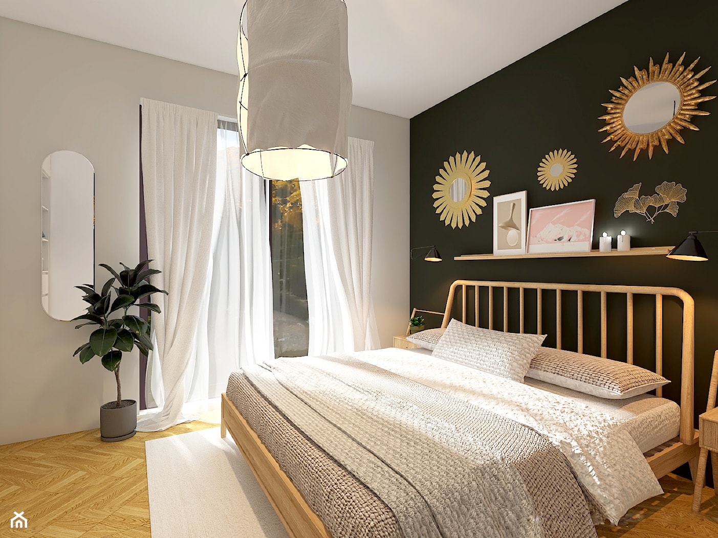 Mała sypialnia - zdjęcie od Doro Wątkowska - Homebook