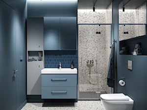 Larga - Średnia bez okna z punktowym oświetleniem łazienka, styl nowoczesny - zdjęcie od Cersanit