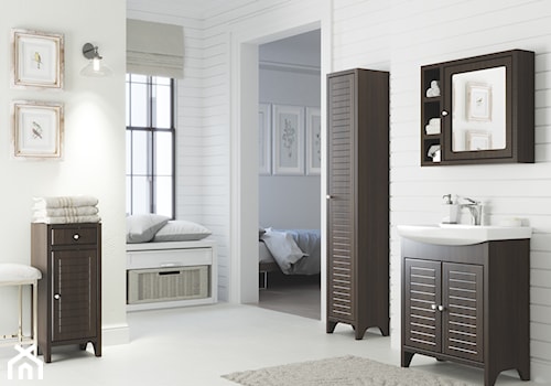 Inspiracje łazienki - Średnia jako pokój kąpielowy łazienka z oknem, styl tradycyjny - zdjęcie od Cersanit