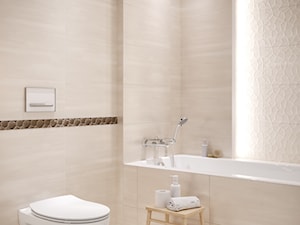 Calm Organic - Średnia z punktowym oświetleniem łazienka, styl tradycyjny - zdjęcie od Cersanit