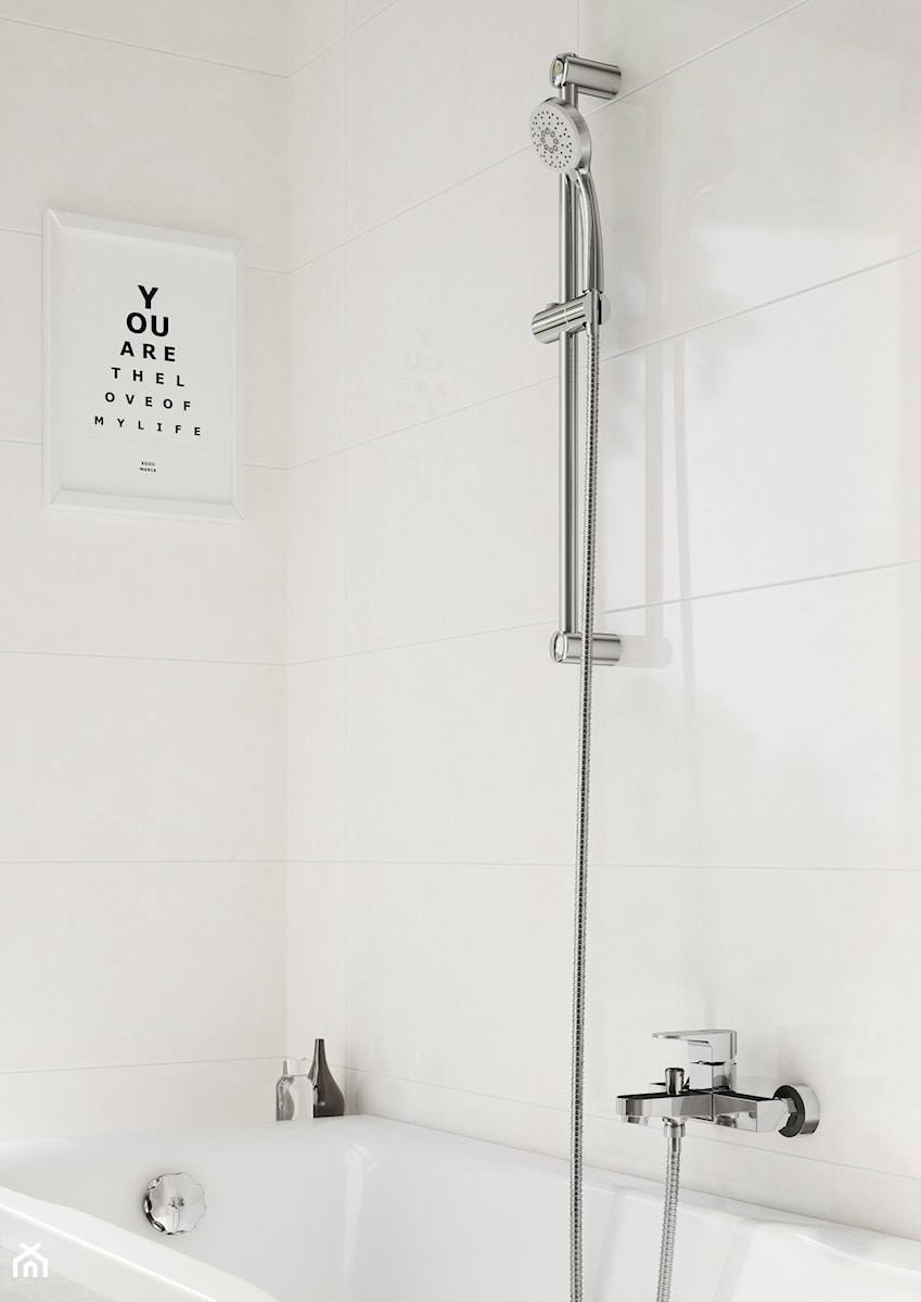 Inspiracje łazienki - Mała na poddaszu bez okna łazienka - zdjęcie od Cersanit